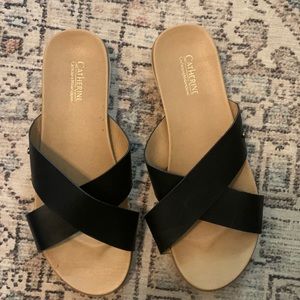 Black sandals